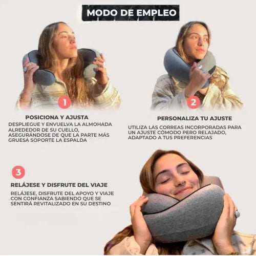 Almohada de relajación viajera