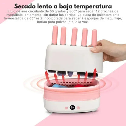 Secadora de brochas de maquillaje