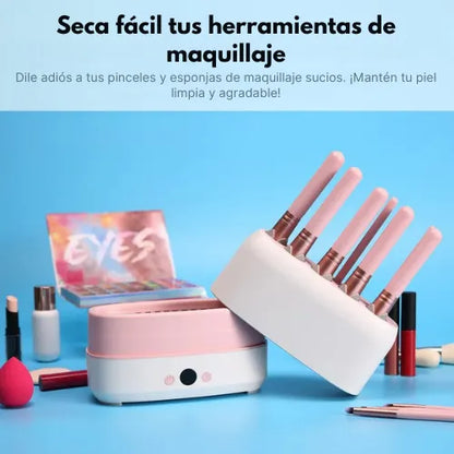 Secadora de brochas de maquillaje