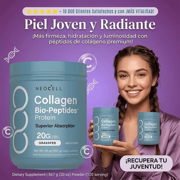 Biopéptidos de Colágeno Neocell | ¡Un suplemento, múltiples beneficios!