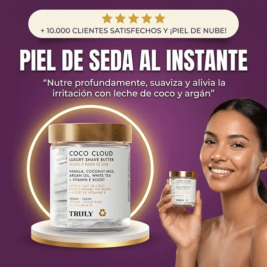 Manteca para afeitado Truly Coco Cloud