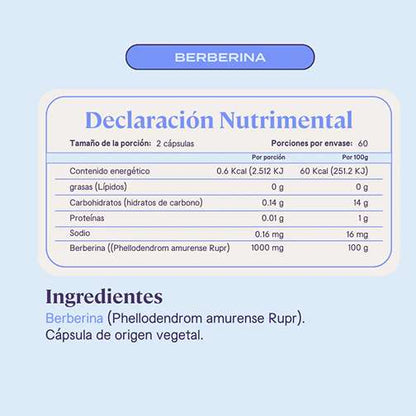 Equilibrium Extracto de Berberina | Salud y Bienestar en Cada Cápsula