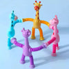 ¡Súper Oferta! KIT con 4 Giraesticas - Lindas Jirafas de Colores con Ventosa + Regalo Exclusivo