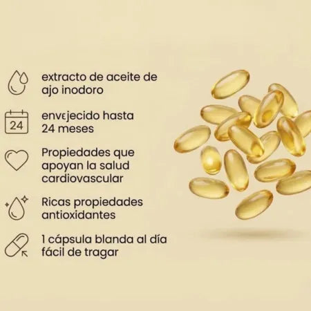 Extracto de ajo añejo inodoro