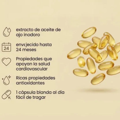 Extracto de ajo añejo inodoro