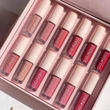 Set de 12 labiales mate BeautyColor de Kevin&Coco