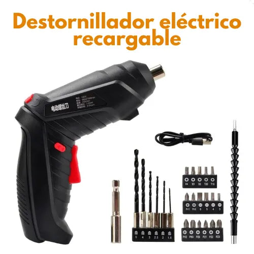 Destornillador Eléctrico Recargable Multiusos