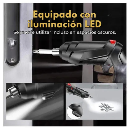 Destornillador Eléctrico Recargable Multiusos